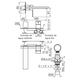 Grifería de lavatorio FV dominic new monocomando 0206/85N-CR