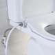 Tapa de inodoro Ferrum traful asiento con sistema de bidet blanca