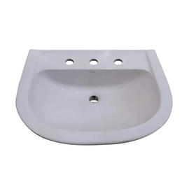 Bacha de lavatorio Ferrum bari 3 Ag blanco BAR-LV-300-BL