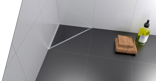 Desague Atrim Triangular Ceramic Ac Inox DT250T03