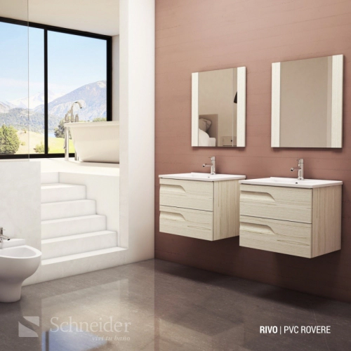 Mueble Schneider Rivo Rovere PVC VC60RR sin mesada