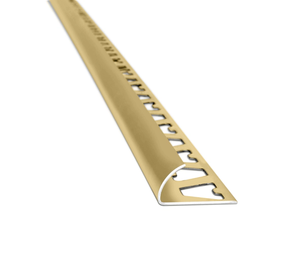 Guardacanto Atrim Arco Aluminio 10mm x 2,5 oro mate 1382
