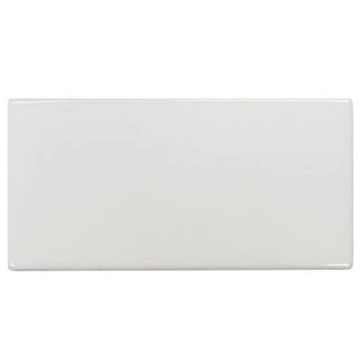 Revestimiento Arren Azulejo 7.5x15 liso blanco bte