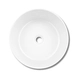 Bacha de baño circular Tundra Kitchen West blanca