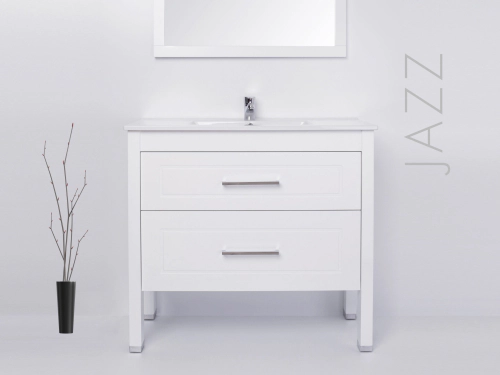 Mueble Campi Jazz 90 Blanco c/mesada loza 3ag