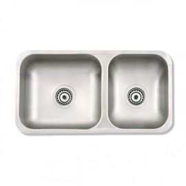 Bacha de cocina Mi Pileta doble bajo mesada 345