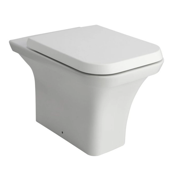 Inodoro corto Ferrum milena sin tapa blanco MIL-IN-002-BL