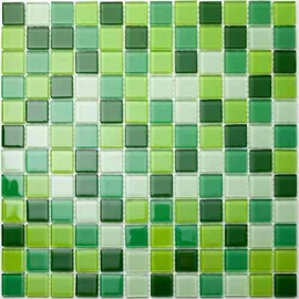 Revestimiento Misiones 30x30 Vidrios Verde Saigon