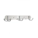 Accesorio Baño Daccord Perchero Doble x 3 Acero Inoxidable