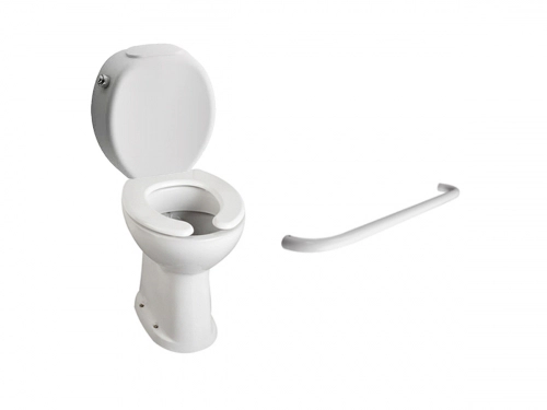 Juego Baño Ferrum Espacio Inodoro Deposito Barral Asiento