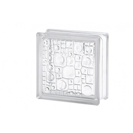 Ladrillo de vidrio Vitroblock Sponge incol 19x19 50700