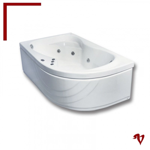 Bañera Versailles Luna solo casco 160x100 bco