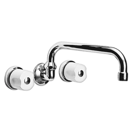 Griferia de cocina pared Peirano Laza bco/cr 949