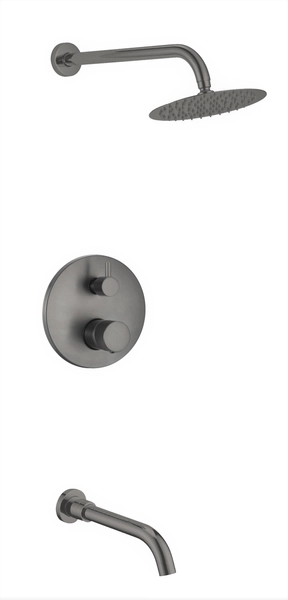 Griferia de ducha Ultragrif Onix Monoc c/transf grey gun UGL1022GG01