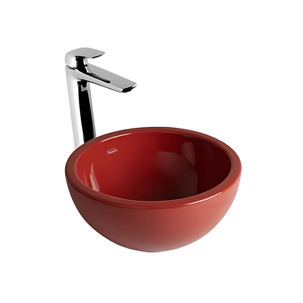 Bacha de lavatorio Ferrum persis rojo PRS-BH-022-RO