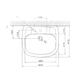 Lavatorio Deca Vogue Plus Premium 1 ag bco L.51.17