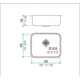 Bacha de cocina simple johnson E50/18