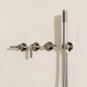 Grifería ducha Peirano beat niquel c/duchador 85-201NI