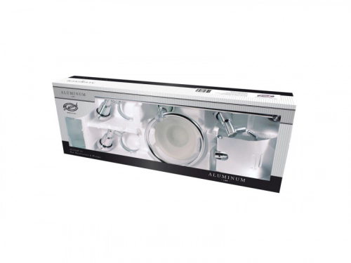 Accesorios Baño Daccord Set 6 Piezas Aluminium