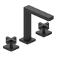 Griferia de lavatorio Hidromet Block cruz Black 3401