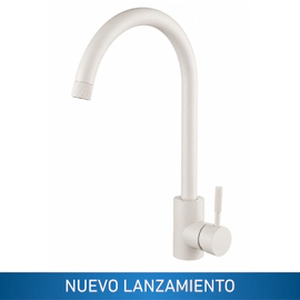 Griferia de cocina monocomando Ultragrif Bono white light tan UGLE203W10