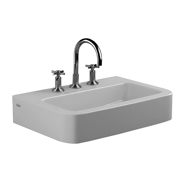Bacha de baño Ferrum trento 3AG blanco TRE-MS-301-BL