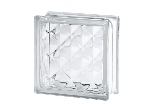 Ladrillo de vidrio Vitroblock Pyramid incol 19x19 50039