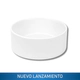 Bacha de baño circular Tundra Kitchen West blanca