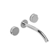 Piazza lounge lavatorio pared cromo 22603
