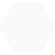 Misiones 17x19.5 ceramica hexagonal 17 bianco bc1507 x mt2 (1m)