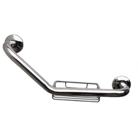 Accesorio Agarradera Angular Con Jabonera Cromo Kurymar