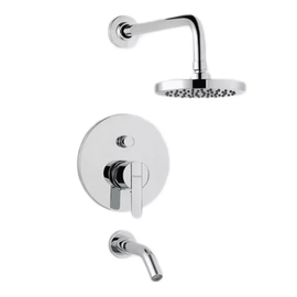 Griferia de ducha Monocomando Peirano Bilbao c/transf cr  80-130