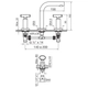 Grifería de lavatorio FV triades pico largo 0207/C3-CR