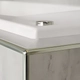 Esquinero espiga Atrim aluminio 10mm cromo mate 8383