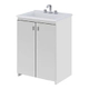 Mueble Schneider Eco sin mesada 50cm blanco