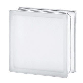 Ladrillo de vidrio Vitroblock Liso Satinado Inc 19x19
