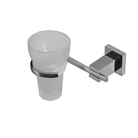 Accesorio baño Hidromet Portacepillo Geometry Cromo