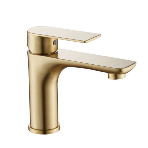 Grifería de lavatorio Ultragrif monocomando flynn gold UGM1013G01