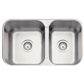 Bacha de cocina Tramontina 69x40x14cm Isis 2C 34-28BS satinado 94062102