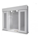 Botiquin Schneider Bianca 70x60x14 bco bte B72