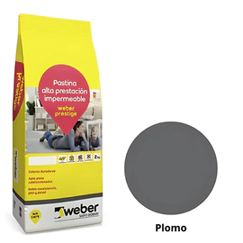 Pastina Weber prestige 2Kg plomo 92-1220