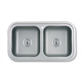 Bacha de cocina Mi Pileta Encastrable doble 406E