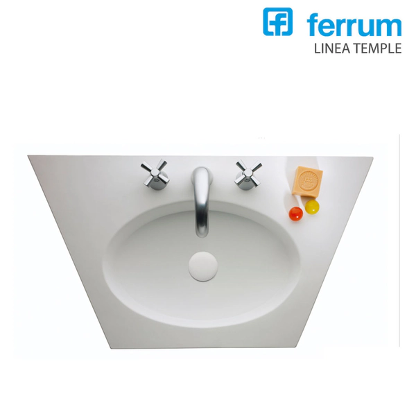 Lavatorio Ferrum Tinos 3 ag bco LWH3F