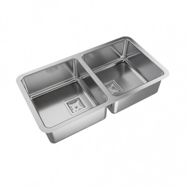 Bachas Cocina Johnson Doble Quadra 70.8x37x17.5 Q76