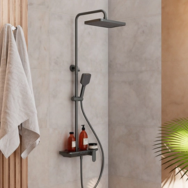 Grifería ducha exterior Andez c/estante GM 620.08.1.08.08