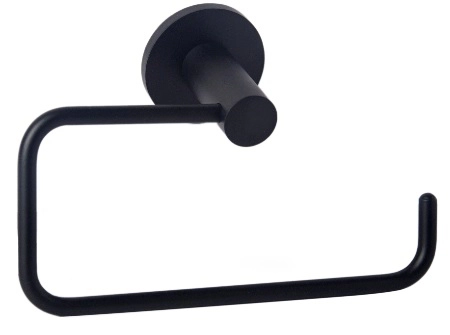 Portarollos Ottone Basic Negro Accesorios Baño