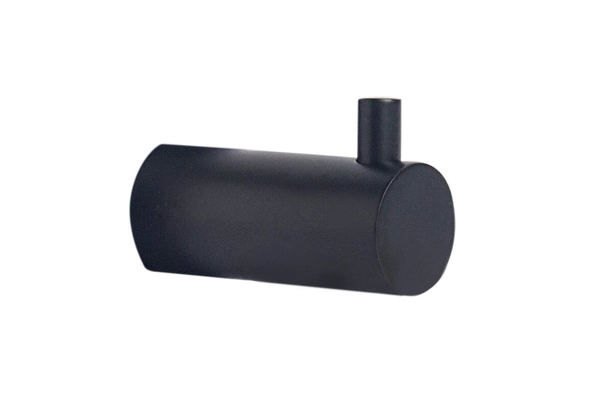 Accesorio de baño Ottone Percha simple Net negro mate