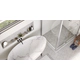 Malla Misiones 30x30 vidrio reciclado pebble white marble rv1041 x unidad