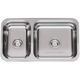 Bacha de cocina doble Johnson R37/18