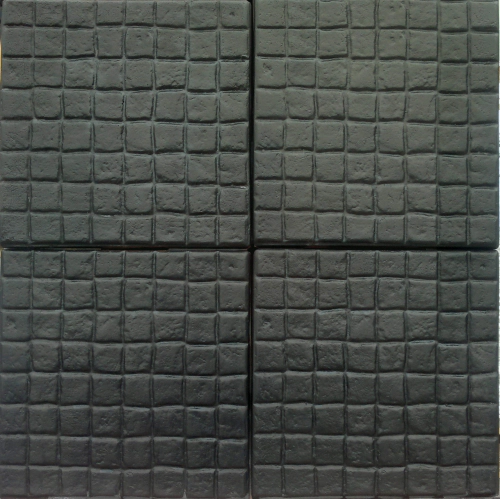 Piso Adoquinado de cemento Lanik 40x40 rect chico negro 1301